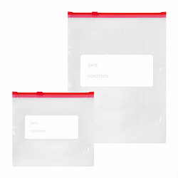 Пакеты для заморозки продуктов, КОМПЛЕКТ 25 шт. (15/1 л, 10/3 л), с замком "слайдер", LAIMA