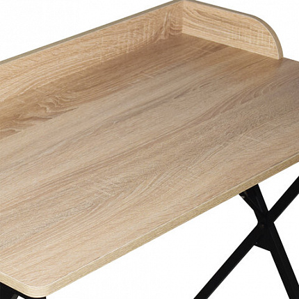 Стол на металлокаркасе BRABIX "LOFT CD-008", 900х500х780 мм, цвет дуб натуральный, 641865