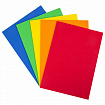 Пористая резина/фоамиран А4, 2 мм, НАБОР, 5 листов, 5 цветов, яркие цвета, ЮНЛАНДИЯ, 662053
