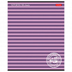 Тетрадь А5, 96 л., HATBER, скоба, линия, обложка картон, "ПОЛОСОЧКИ" (микс), 033678, 96Т5B2