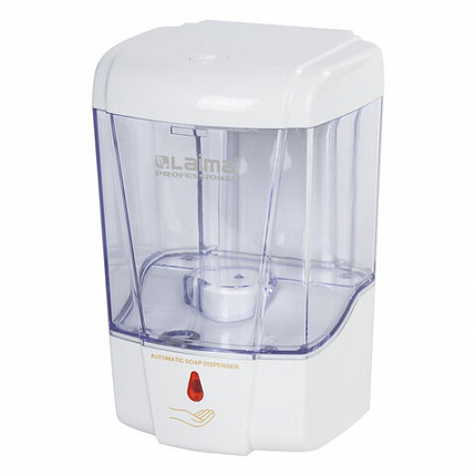 Дозатор для жидкого мыла и антисептика геля СЕНСОРНЫЙ, LAIMA PROFESSIONAL CLASSIC, НАЛИВНОЙ, 0,6 л, 605391