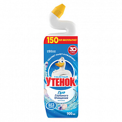 Средство для уборки туалета 900 мл, ТУАЛЕТНЫЙ УТЕНОК "Морской", 696893