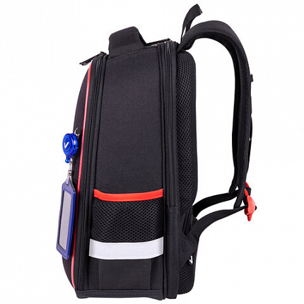 Ранец BRAUBERG FIT, 2 отделения, "Разноцветный лев", 38х27х14 см, 270618