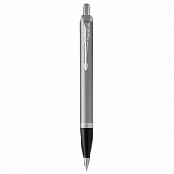 Набор PARKER "IM Stainless Steel CT": шариковая ручка синяя и перьевая ручка синяя, 2183058