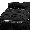 Рюкзак GRIZZLY школьный, анатомическая спинка, 2 отделения, для мальчиков, "STYLE", чёрный, 39х28х20 см, RB-454-1/1