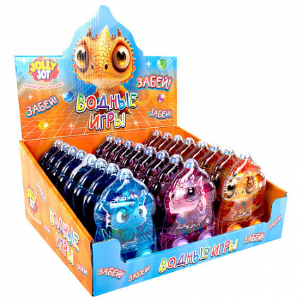 Водная игра ДРАКОНЧИКИ, 12х8 см, мячики, ассорти, 3 вида, JOLLY JOT (ДЖОЛЛИ ДЖОТ), 665994