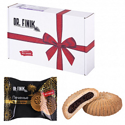 Печенье песочное DR.FINIK "Солнышко" с начинкой из финика и изюма, БЕЗ САХАРА, 700 г