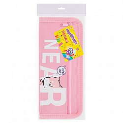 Пенал ЮНЛАНДИЯ ЮНИОР, 2 отделения, полиэстер, "Near you", 21х8х6 см, 273811