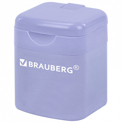 Точилка "PASTEL", с контейнером, корпус ассорти, BRAUBERG, 273255