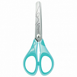 Ножницы MAPED (Франция) "Essentials Soft", 130 мм, закругленные, цвет ассорти, 464411