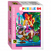 Пазл картонный 54 элемента, "Любимые герои", АССОРТИ, поле 18х13 см, STEP PUZZLE