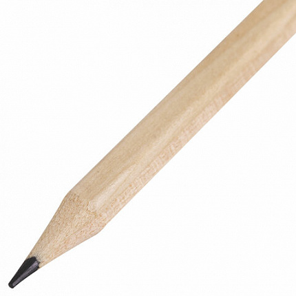 Карандаши чернографитные чертежные школьные разной твердости, НАБОР 6 штук: 2H-2B, ПИФАГОР, 181999