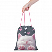 Мешок для обуви BRAUBERG KIDS, с петлей, 42х34 см, "Кот-мурлыка", 274640