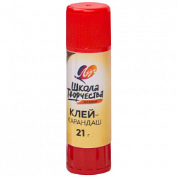 Клей-карандаш ЛУЧ "Школа творчества", 21 г, PVP основа, 29С 1737-08