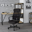 Кресло офисное Chairman CH 590, сетка/ткань, черное, 7134733