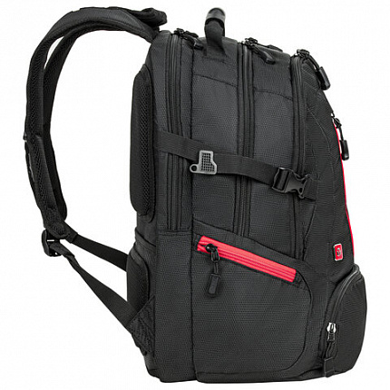 Рюкзак GERMANIUM "S-03" универсальный, с отделением для ноутбука, увеличенный объем, черный, 46х32х26 см, 226949