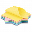 Салфетки губчатые для уборки кухни 15х15 см, ЦЕЛЛЮЛОЗНЫЕ, КОМПЛЕКТ 10 шт., цветные, LAIMA, 700264