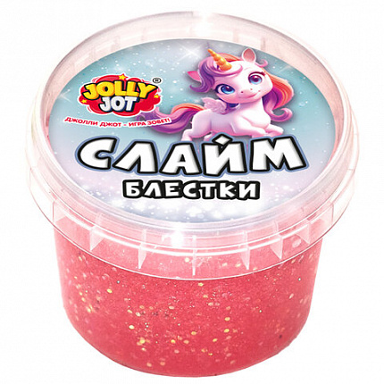 Слайм МИКС, 100 г, АССОРТИ, 8 видов, JOLLY JOT (ДЖОЛЛИ ДЖОТ), 667321
