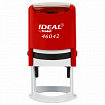 Оснастка для печатей оттиск D=42 мм, синий, TRODAT IDEAL 46042 P2, корпус КРАСНЫЙ, c крышкой, подушка, 125311