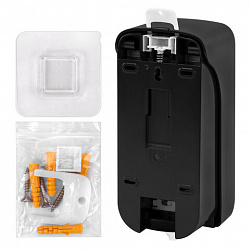 Дозатор для жидкого мыла-пены LAIMA PROFESSIONAL PREMIUM BLACK, НАЛИВНОЙ, 1 л, черный, ABS-пластик, 609520