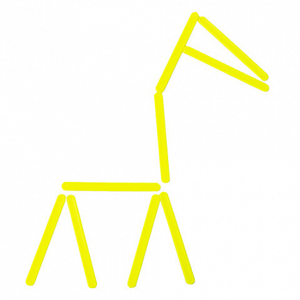 Счетные палочки ЮНЛАНДИЯ "ЛЁГКИЙ СЧЁТ", 50 штук, ассорти, в пластиковом пенале, 104754