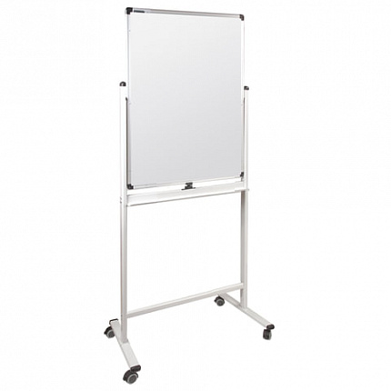 Доска магнитно-маркерная НА СТЕНДЕ 60х90 см, 2-сторонняя, ГАРАНТИЯ 10 ЛЕТ, BRAUBERG Premium, 236850