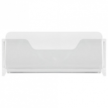 Подставка для визиток настольная BRAUBERG, 95х40 мм, 1 карман глубиной 32 мм, 290420