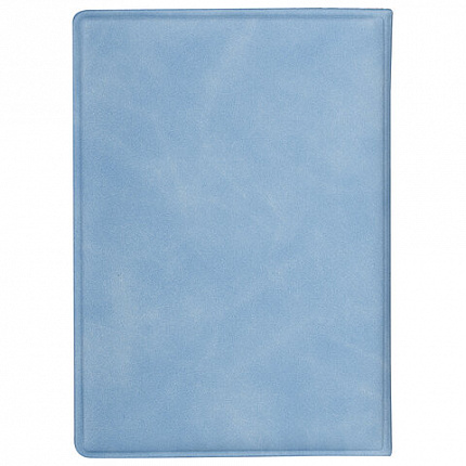 Обложка для паспорта "Passport Map", мягкая экокожа, голубая, STAFF, 238877