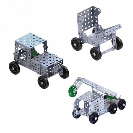 Конструктор металлический "Для уроков труда №2", 5 в 1 с подвижными деталями, 292 элемента, BAMBOX, 667037