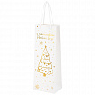 Пакет подарочный (1 шт.) новогодний, 13x9x36 см, "Bottle #2", голография, ассорти, ЗОЛОТАЯ СКАЗКА, 592429