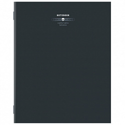 Тетрадь А5 40 л. STAFF "College", скоба, клетка, офсет №2 ЭКОНОМ, обложка картон, "ТЕМНАЯ", 405622