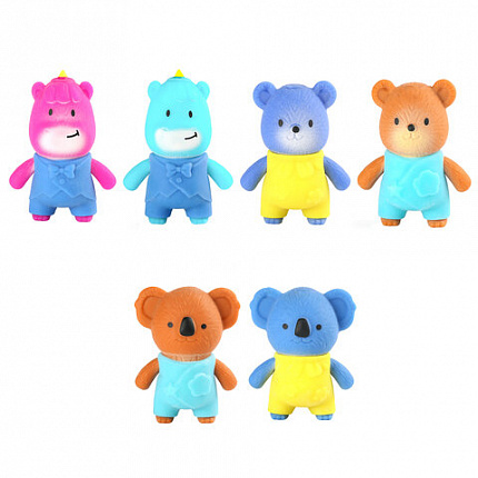 Игрушка-антистресс "ЖИВОТНЫЕ В КОСТЮМЧИКЕ", ассорти 6 видов, дисплей, JOLLY JOT (ДЖОЛЛИ ДЖОТ), 665787