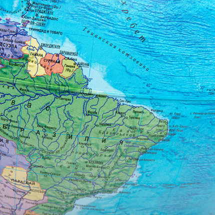 Глобус интерактивный + очки VR, политический, GLOBEN, 25 см с подсветкой, INT12500304