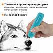 Ластик электрический BRAUBERG "JET", питание от 2 батареек ААА, 8 сменных ластиков, голубой, 229612