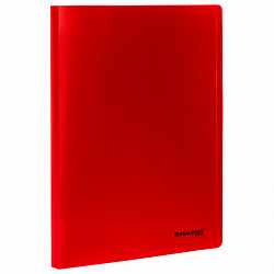 Папка на 2 кольцах А4 BRAUBERG UNIVERSAL, 25 мм, красная, до 170 листов, 0,5 мм, 273032