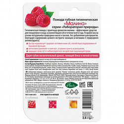 Помада гигиеническая с экстрактом эхинацеи 2,8 г, ЛАБОРАТОРИЯ ПРИРОДЫ "Малина", 1598
