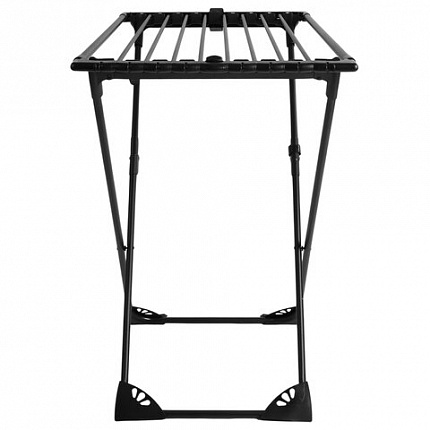 Сушилка напольная для белья раскладная, 3 зоны сушки, 20 метров, LAIMA HOME DUO SLIDING BLACK, 700469