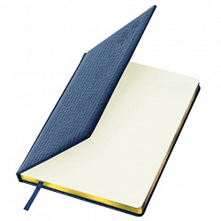 Ежедневник датированный 2026, БОЛЬШОЙ ФОРМАТ 210х297 мм, А4, BRAUBERG "Comodo", под кожу, синий, 117243