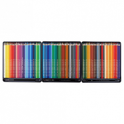 Карандаши цветные акварельные художественные KOH-I-NOOR "Mondeluz", 72цв., кисть, точилка, европодвес 3714/72, 3714072001KZ