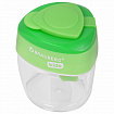 Точилки BRAUBERG KIDS "MAXI", 2 ШТУКИ, 2 отверстия, с большим контейнером, трехгранный корпус, цвета ассорти, блистер, 271947