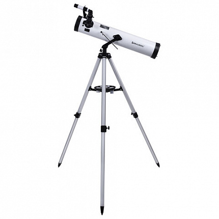 Телескоп рефлектор астрономический, увеличение 525х, объектив 76 мм, фокусное расстояние 700 мм, видоискатель, BRAUBERG 76700, 391398