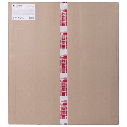 Доска-стенд "Уголок покупателя" (70х80 см), 5 плоских карманов А4 + объемный карман А5, BRAUBERG, 291098