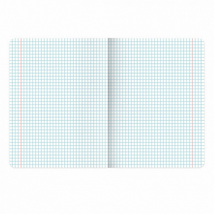 Тетрадь пластиковая обложка (НЕОН) А5 48 листов, скоба, клетка, BRAUBERG "Smart Cover", ЗЕЛЕНАЯ, 405038