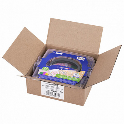 Глина полимерная запекаемая, НАБОР 24 цвета по 20 г, с аксессуарами в кейсе, BRAUBERG ART, 271163