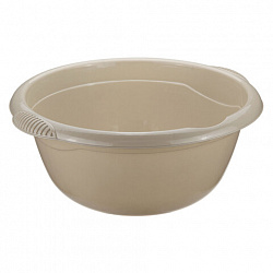 Таз 10 л, хозяйственный, круглый, с ручками, пластиковый, 16х40х37,5 см, цвет ассорти, IDEA, М 2506