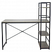 Стол на металлокаркасе BRABIX "LOFT CD-005", 1200х520х1200 мм, 3 полки, цвет дуб антик, 641222