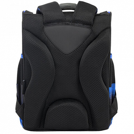 Ранец ПИФАГОР BASIC, 1 отделение, 3 кармана, эргономичная спинка, "Lightning car", 35х28х18 см, 274422