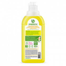 Гель для мытья посуды антибактериальный 500 мл, SYNERGETIC "Лимон", 103051