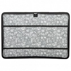 Папка на молнии BRAUBERG А4 с ручкой, с органайзером, 1 отделение, "Tiger", 271449