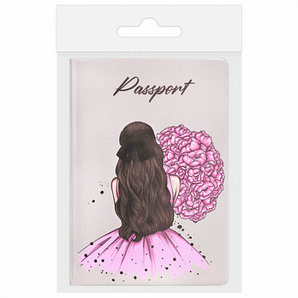 Обложка для паспорта "Cool Mix 2", 10 дизайнов ассорти, цветной принт, ПВХ, STAFF, 238859